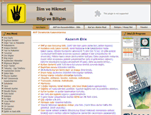 Tablet Screenshot of ilimvehikmet.com